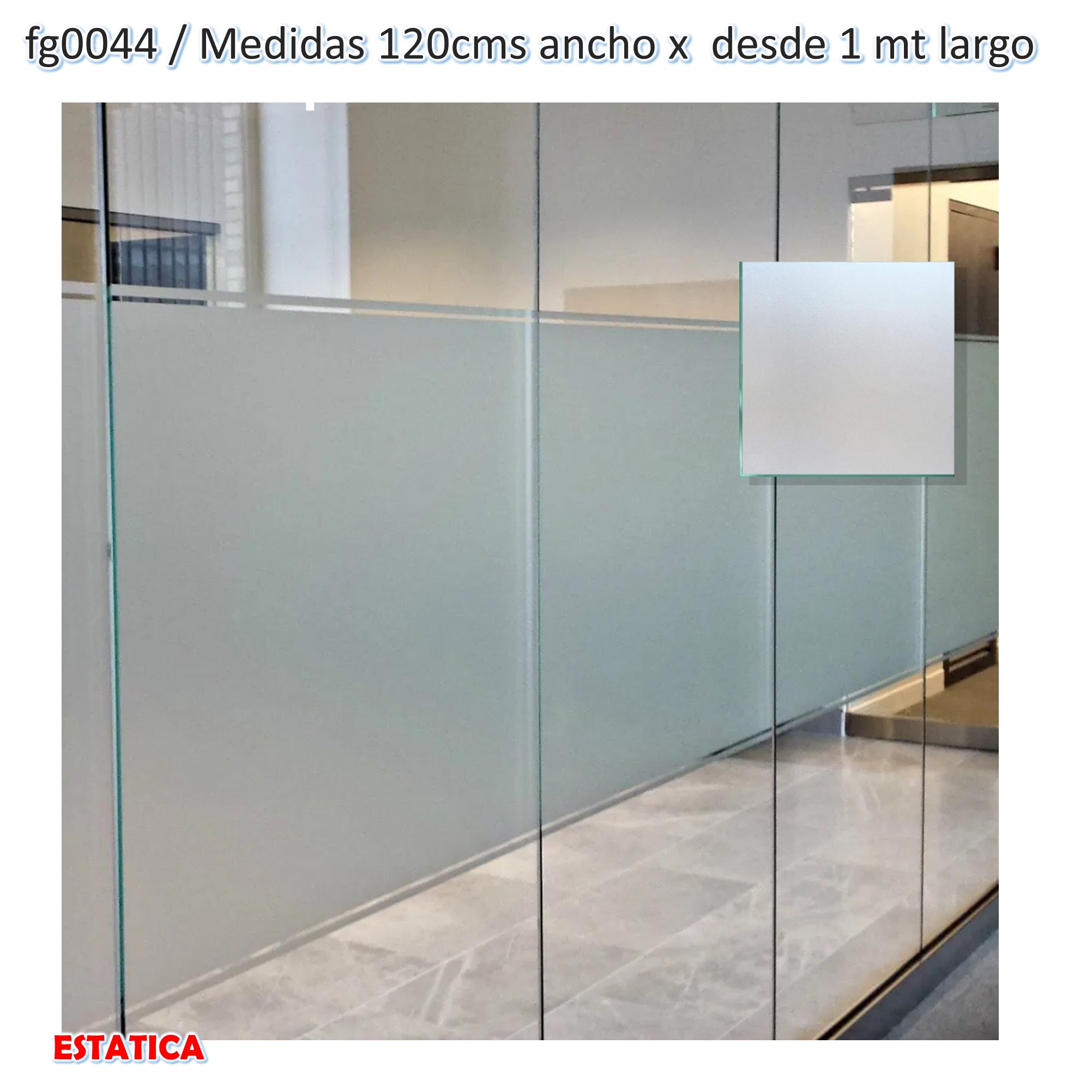 Stiker Vinilo Pelicula Para Vidrios Ventanas Puertas Decorativas x metros continuos FG0044-120