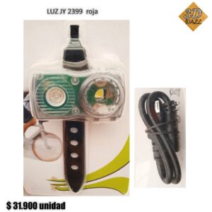LUZ linterna BICICLETA 2399 ROJA