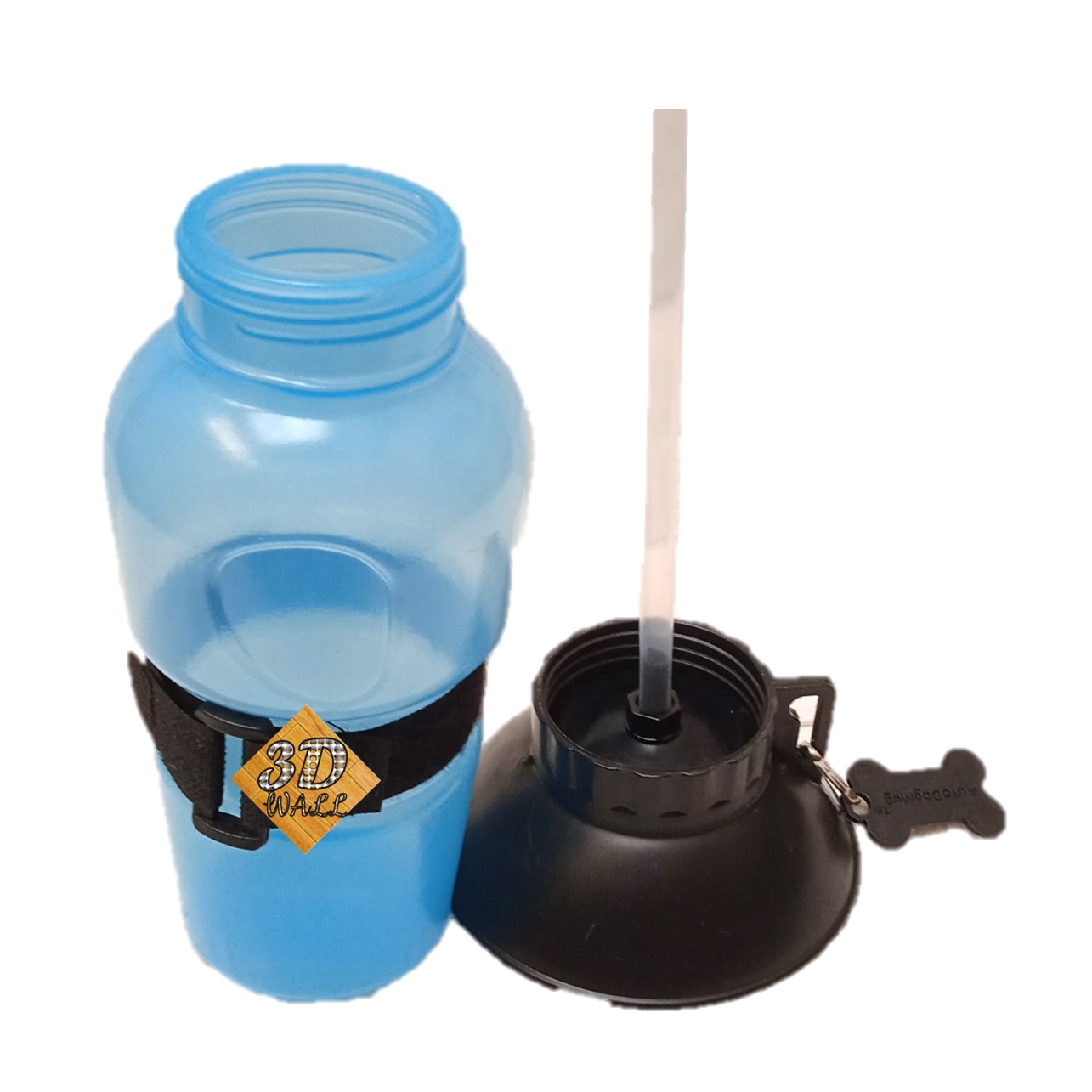 Bebedero Portátil Dispensador Botella Agua Mascota Perro Gato - Imagen 2