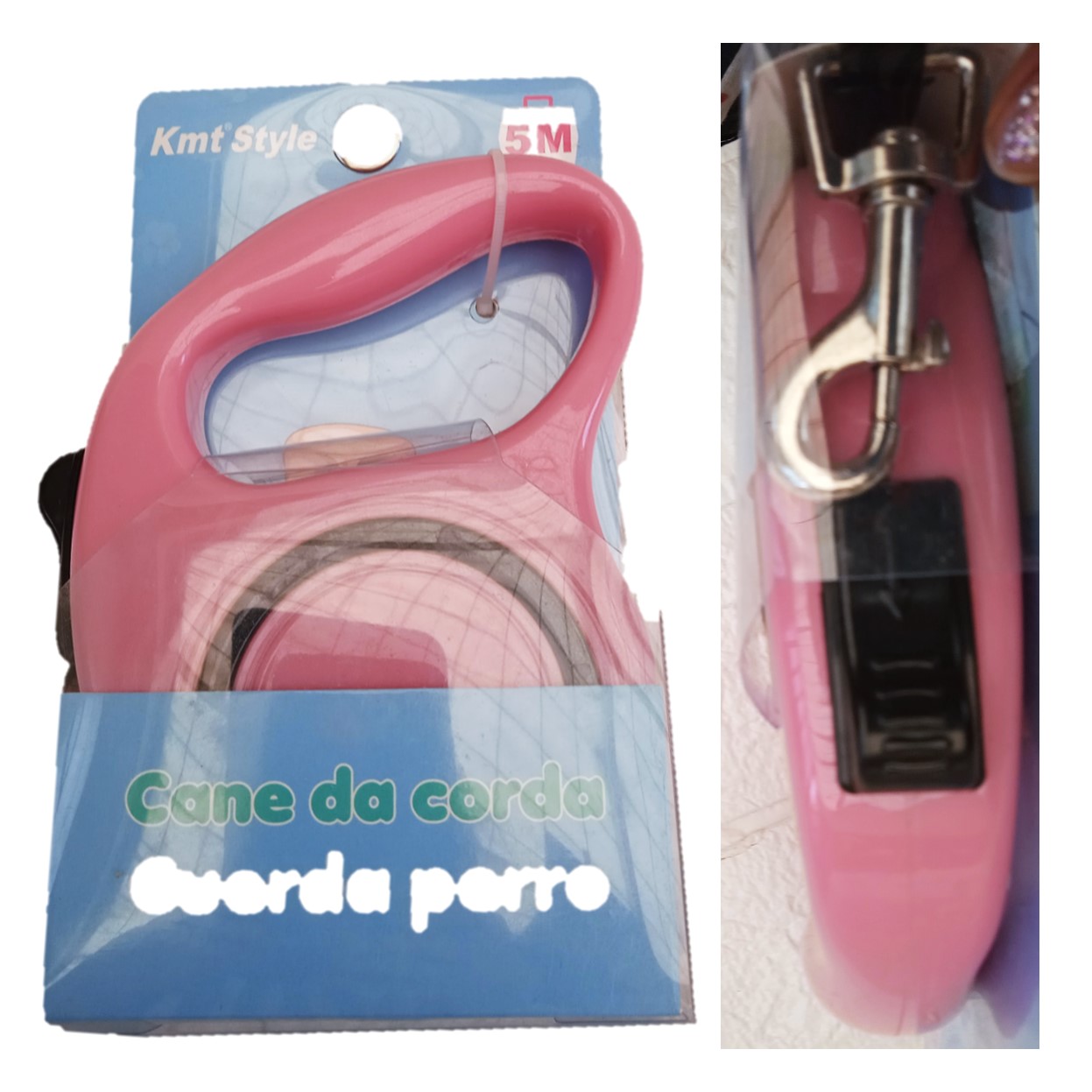 Correa Cuerda Retráctil Paseo Mascota Perro-gato 5 Metros