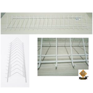 Platero organizador Locero tipo americano de 100cm Blanco