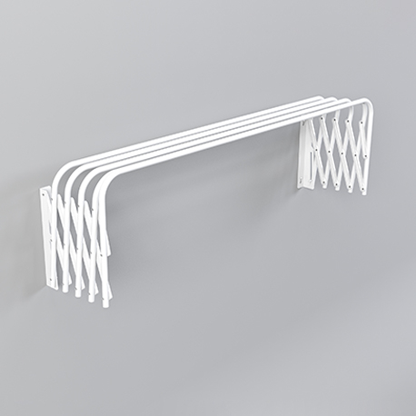 Tendedero organizador colgar ropa sencillo de 80 cm blanco