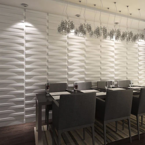 Metro cuadrado Pared 3D 4 Paneles 50*50CMS(1mt²) Fibra Vegetal - DL051 - Imagen 2