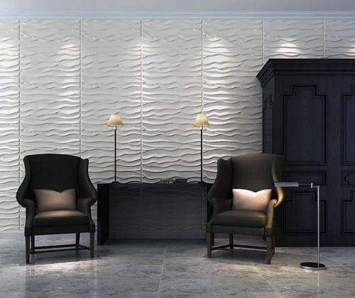 Metro cuadrado Pared 3D *2 Paneles 80*62,5CMS(1mt²) Fibra Vegetal - DL086 - Imagen 2