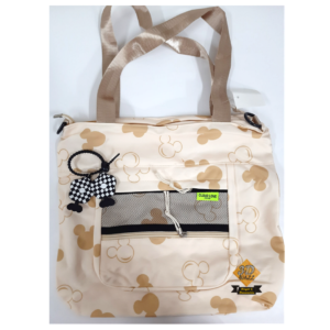 Bolso estampado Mikey beige