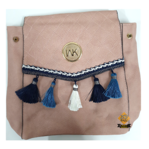 Bolso WK estilo cuero sintetic Beige