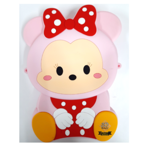 Bolso contorno minie sentada rosa