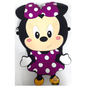 Bolso contorno minie de pie violeta