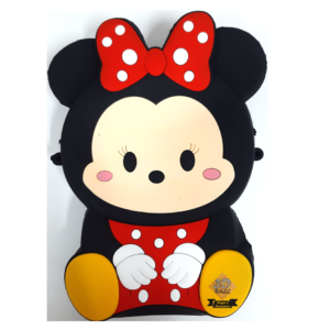 Bolso contorno minie sentada vestido rojo ojo punto