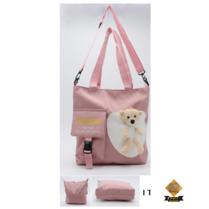 Maleta morral bolso oso warning