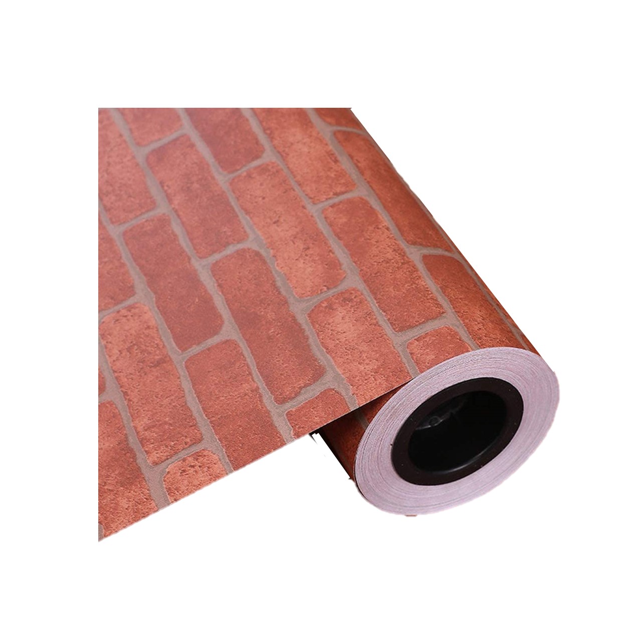 Vinilo Adhesivo 5 Metros Papel Tapiz Adhesivo 120cms Ancho Ladrillo natural - Imagen 2